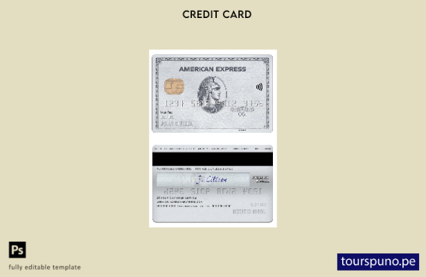 lista para imprimir plantilla de tarjeta platino amex del banco NAB de EE. UU.